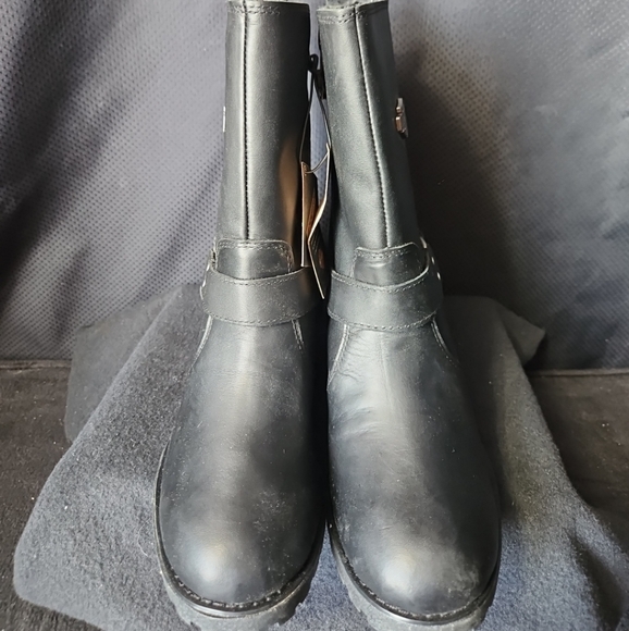 🆕️NWT Harley-Davidson Leather Howell 7" Harness Women's Boot - Picture 2 of 11